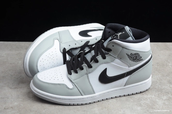 Light Smoke AIR Grey 1 554724-092 Jordan Mid 0820